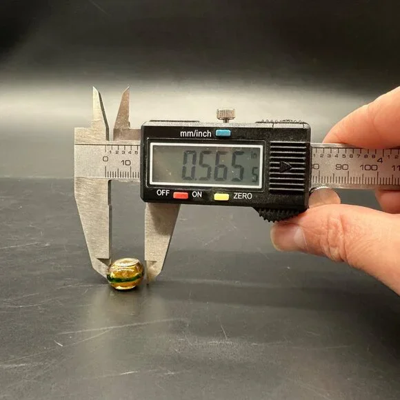 Glass Beads Sterling Silver 925 Colorful Charms For Bracelet Necklace Lot Of 6 - Picture 6 of 7